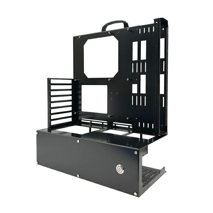 コンパクトオープンフレームPCケース ブラック オープンフレームのPCケースのおすすめ人気ランキング【2025年12月