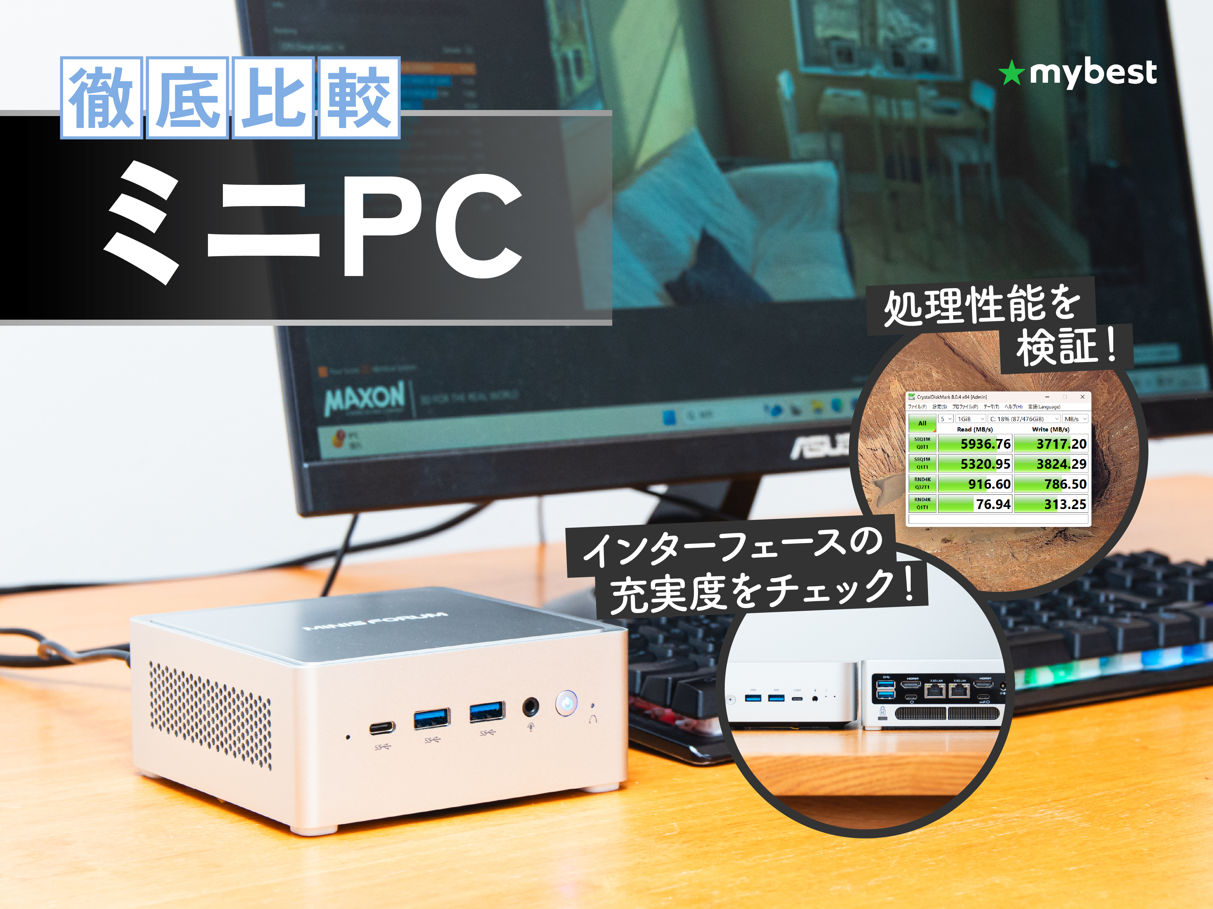 徹底比較】ミニPCのおすすめ人気ランキング【2026年3月】 | マイベスト