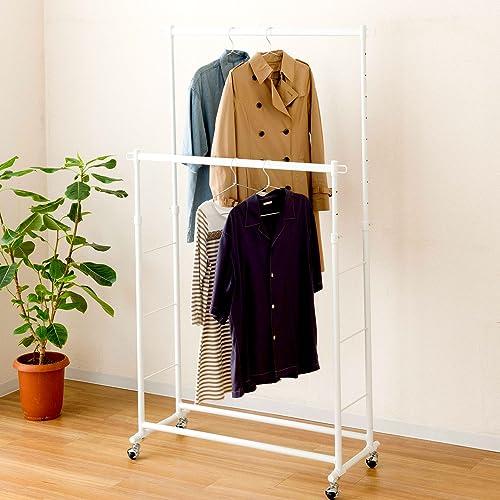 DOSHISHA 上げ下げハンガー ダブル ブラック RPHD-80BK 71jnEZFoseL._AC_UF894,