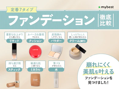 【徹底比較】ファンデーションのおすすめ人気ランキング【カバー力が高いのは?2026年2月】