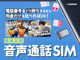 音声通話SIMのおすすめ人気ランキング【通話のみで最安の格安SIMは?2026年9月徹底比較】