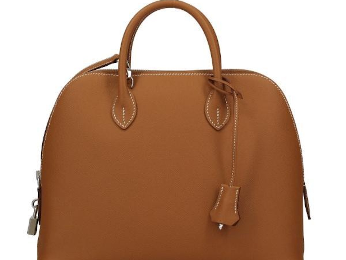 HERMES エルメス ホワイト レザー ビジネス バッグ メンズ HERMES エルメス ホワイト レザー ビジネス バッグ メンズ