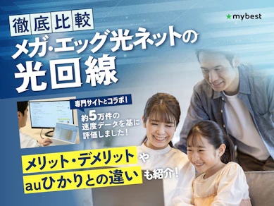メガ・エッグ光ネットの評判は?料金やエリアなどメリット・デメリットを徹底解説!【1ギガと10ギガの違いは?】