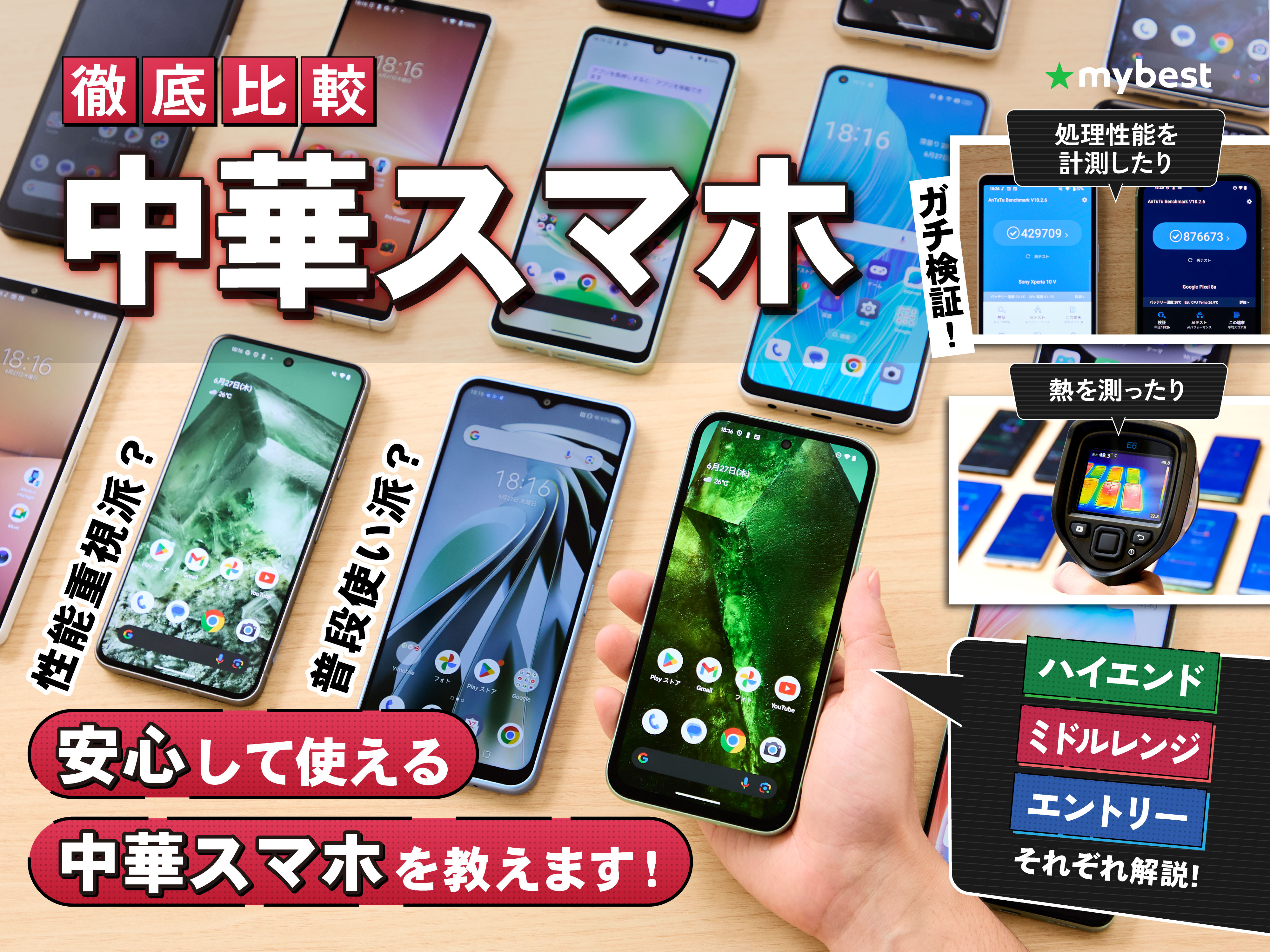 中華スマホ 中華スマホのおすすめ人気ランキング【2026年】 | マイベスト