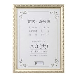KOKUYO 金色 A4 賞状用額縁 カ-33N 10冊セット