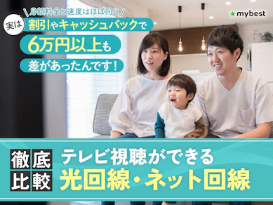 テレビ視聴ができる光回線・ネット回線のおすすめ比較ランキング【約70サービスの料金を徹底試算!戸建てのテレビは光回線がいい?2026年9月】