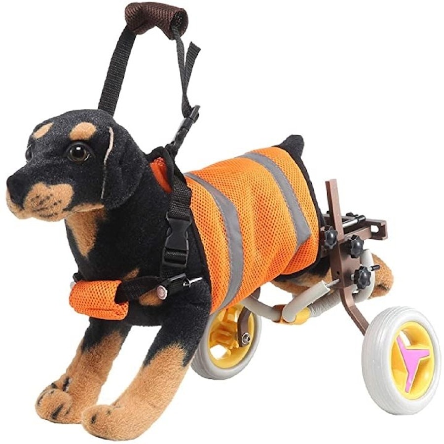 柴犬　4輪歩行器　リハビリ　食事補助　犬用車椅子　介護用　犬の歩行器