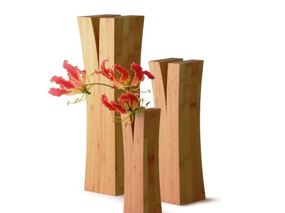 編竹細工屈曲枝花瓶46cm 編竹細工屈曲枝花瓶46cm