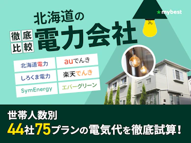 北海道の電力会社おすすめ比較ランキング【世帯人数ごとに44社75プランで最安の乗り換え先を紹介!2026年8月】