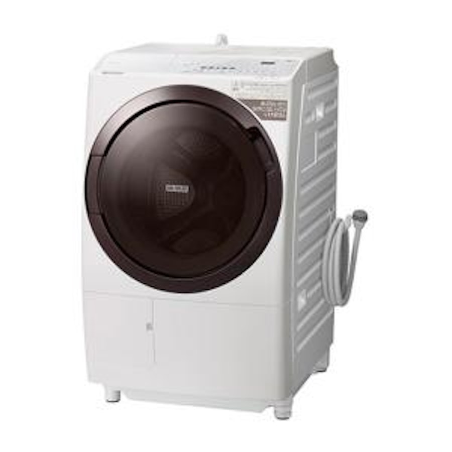 [一人暮らし]業界最高水準:低騒音　7kg 乾燥3.5kg ドラム式洗濯機 右開