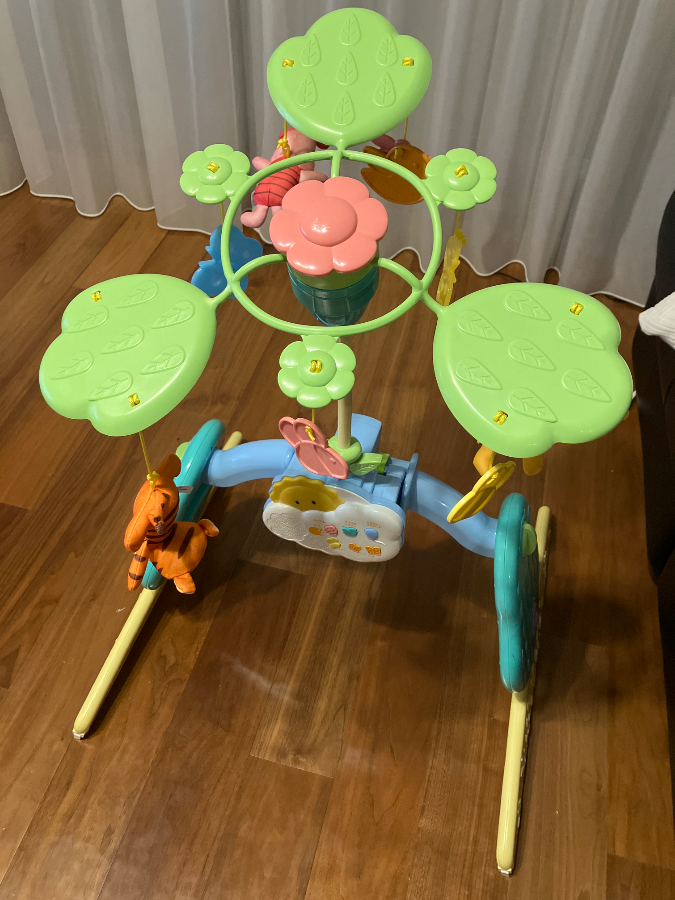 タカラトミー くまのプーさん えらべる回転6WAYジムにへんしんメリー