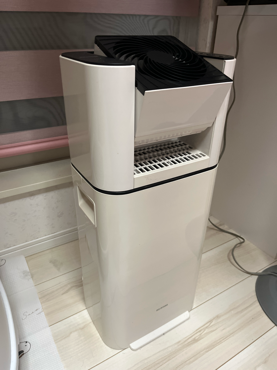 アイリスオーヤマ サーキュレーター衣類乾燥除湿機 IJD-I50を検証