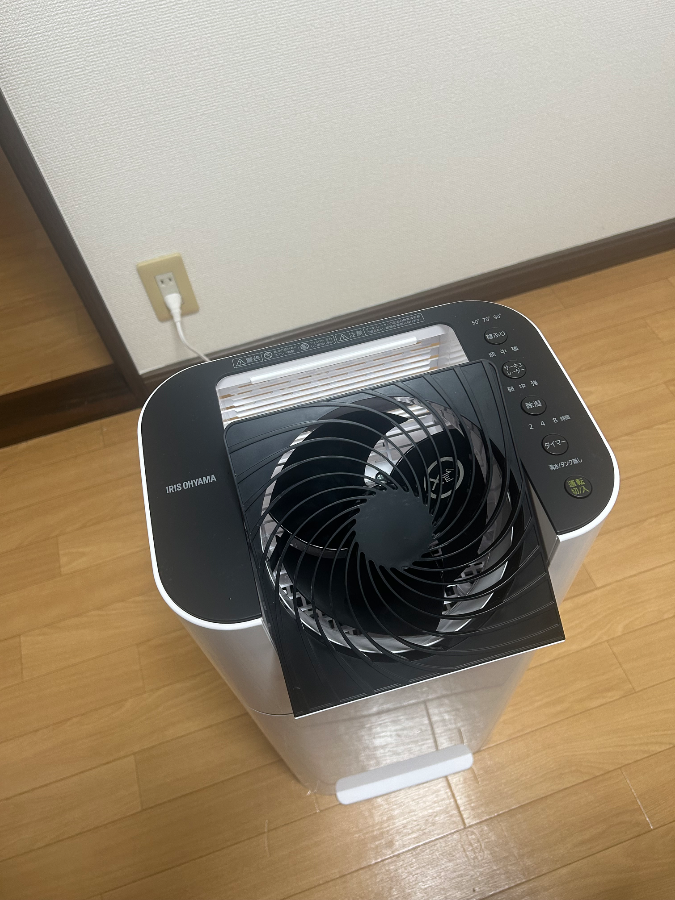 アイリスオーヤマ サーキュレーター衣類乾燥除湿機 IJD-I50を検証