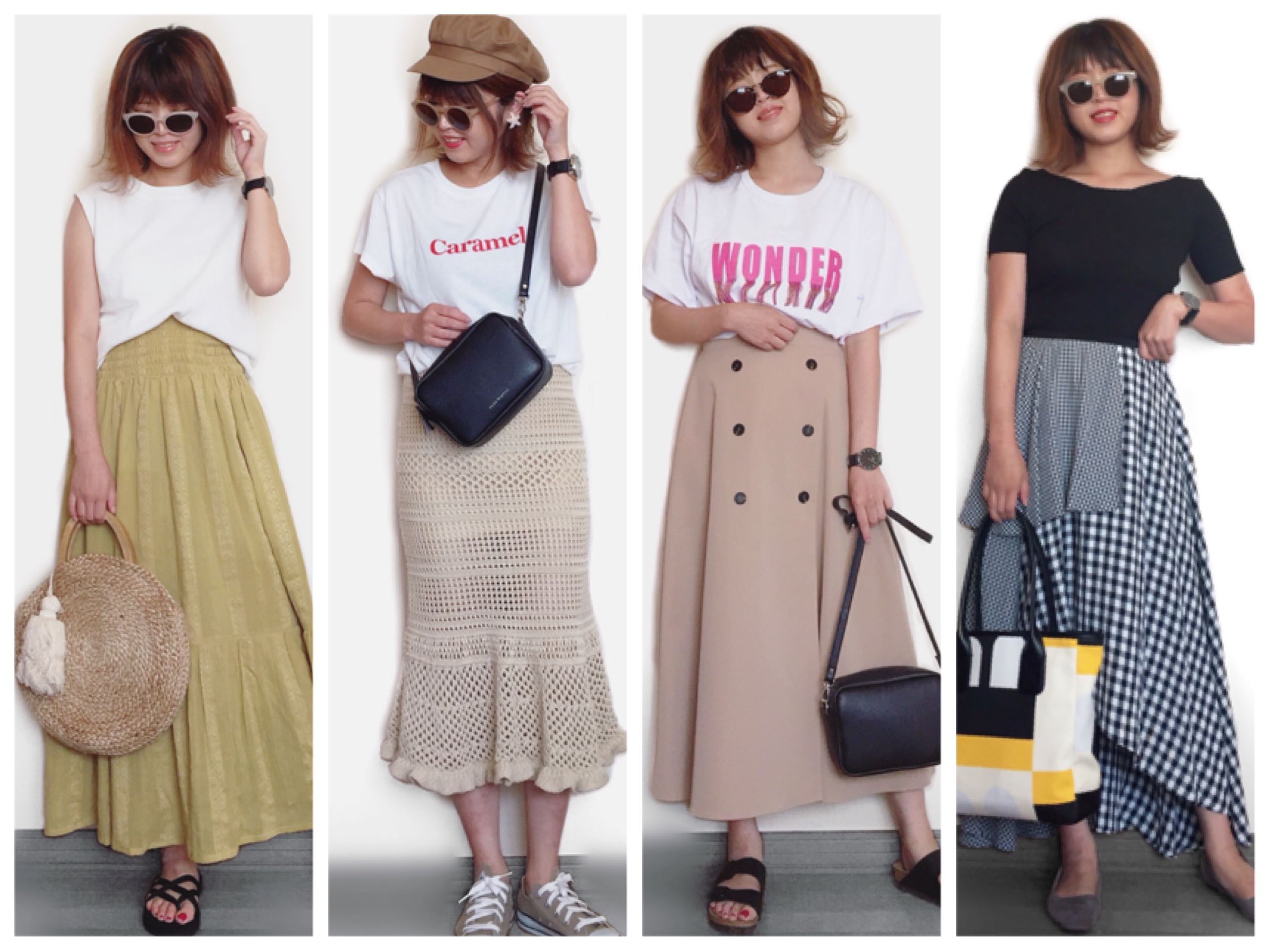 大人女子におすすめ！【2018夏】ロング丈スカートコーデ7選