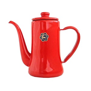 月兎印 スリムポット 0.7L レッド 1枚目