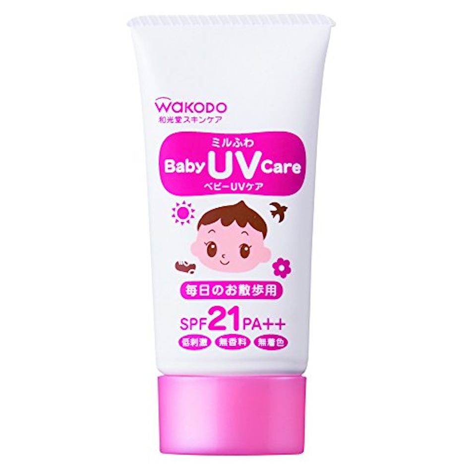和光堂 ミルふわ ベビーUVケア 毎日のお散歩用 SPF-21 1枚目