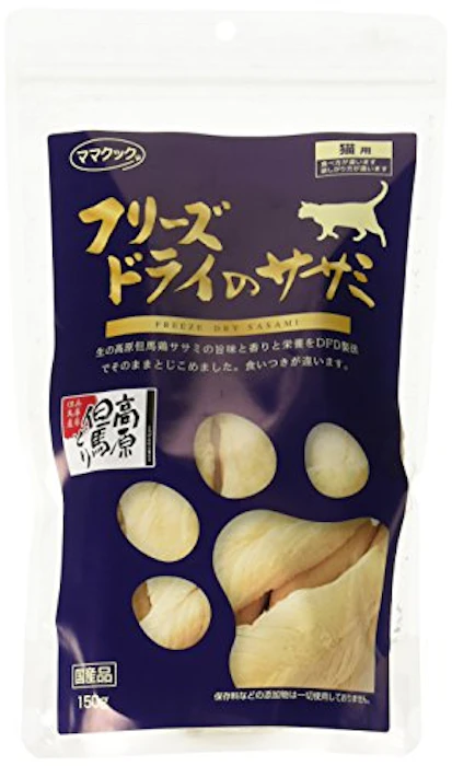 ママクック フリーズドライのササミ 猫用 150g 1枚目