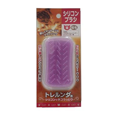 シンカ シリコンブラシ トレルンダ君 猫用 短毛 1枚目
