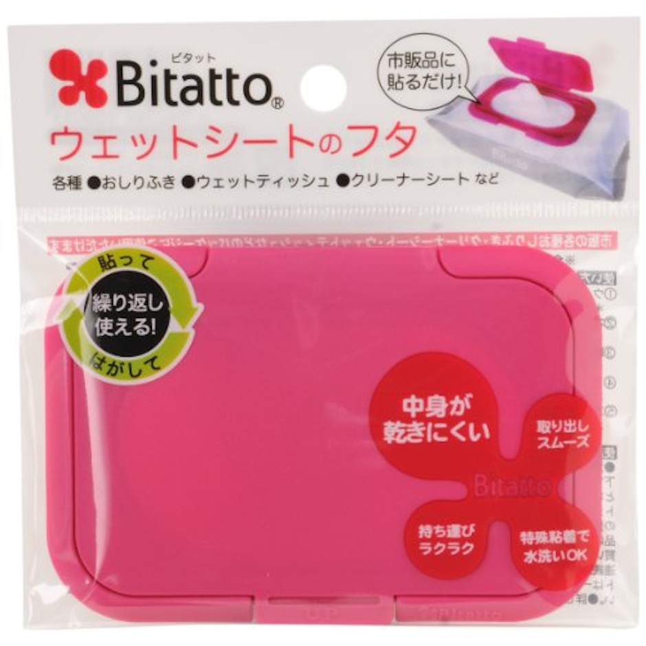 Bitatto ビタット ウェットシートのふた ストロベリー 1枚目
