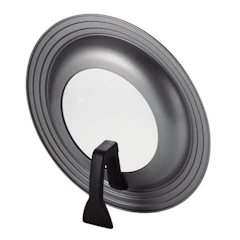 パール金属 ガラス窓付 立つフライパン 鍋蓋 24~28cm H-7898 1枚目