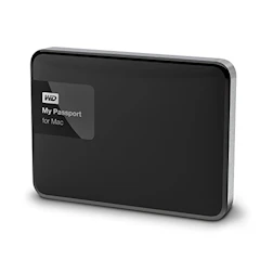 WD HDD ポータブルハードディスク 1TB My Passport for Mac WDBJBS0010BSL-PESN USB3.0 1枚目