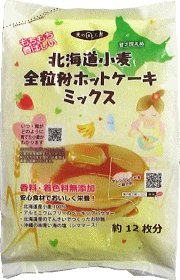アグリシステム 北海道小麦 全粒粉ホットケーキミックス 1枚目