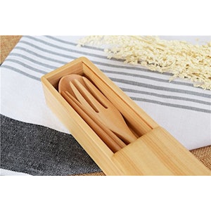 Aothpher 天然木製 スリム トリオセット 1枚目