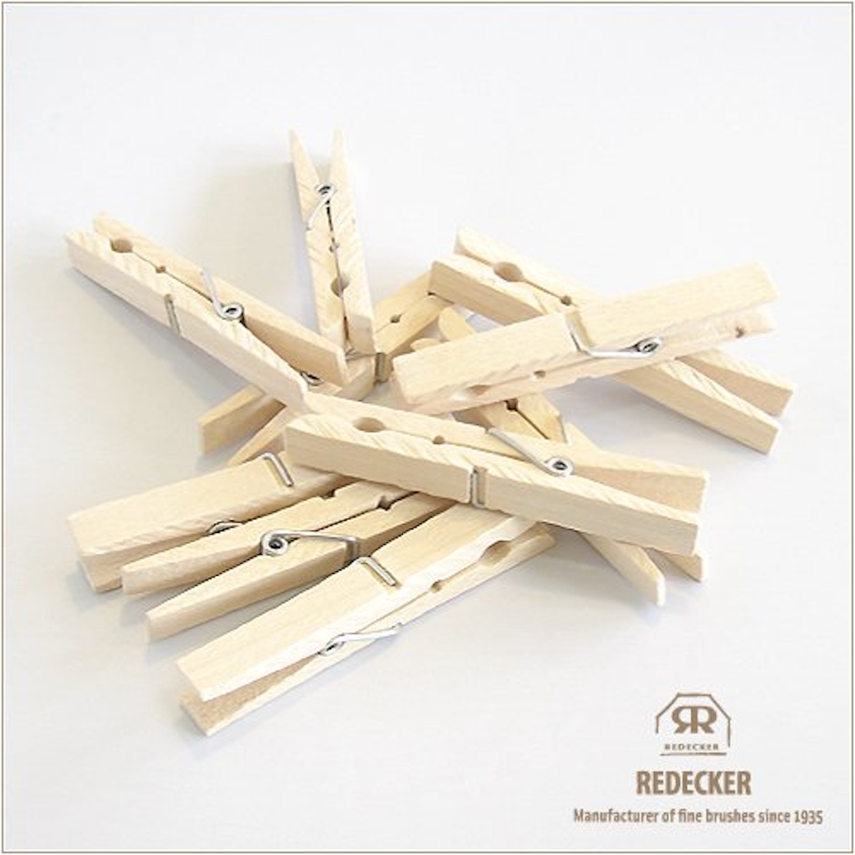 REDECKER 木の洗濯ばさみ 1枚目