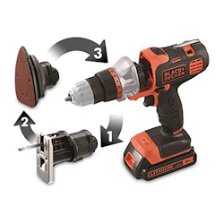 BLACK+DECKER マルチツール ベーシック 18V EVO183B1 1枚目