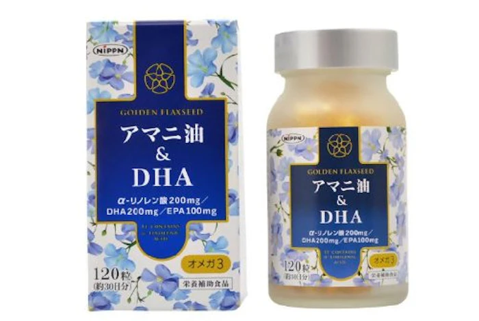 日本製粉 アマニ油&DHA 1枚目