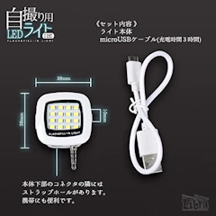 テレマティクス 自撮り 12灯LEDライト LBR-SLED12 1枚目