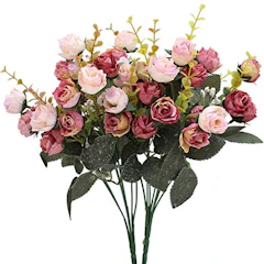 Luyue 7本立ち 布造花 1枚目