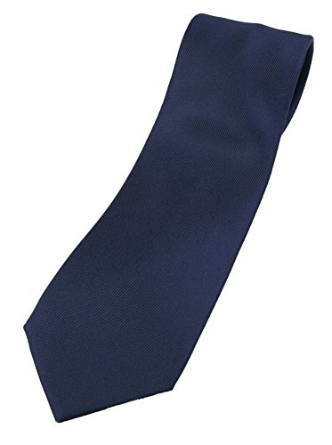 (ドレイクス) DRAKE’S 50オンスのソリッドタイ(ネイビー無地)ネクタイ mj4631 1枚目