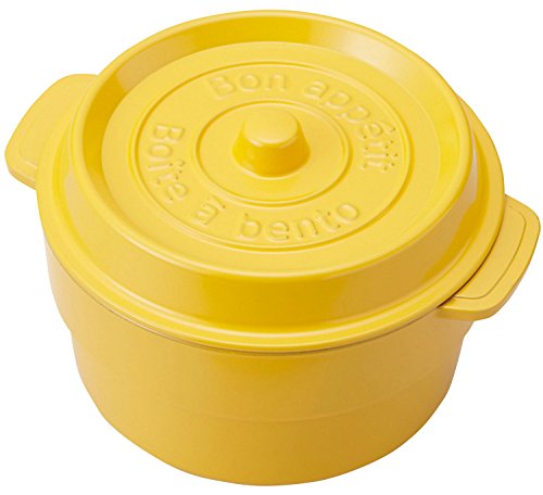 竹中 お弁当箱 ココポット ラウンド イエロー 1枚目