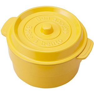 竹中 お弁当箱 ココポット ラウンド イエロー 1枚目