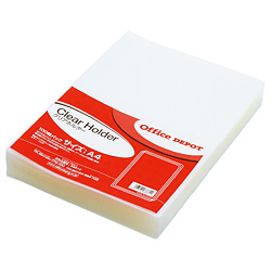 オフィスデポ クリアホルダー 1枚目