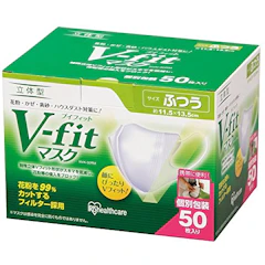 アイリスオーヤマ マスク 立体 Vフィット 50枚入り 1枚目