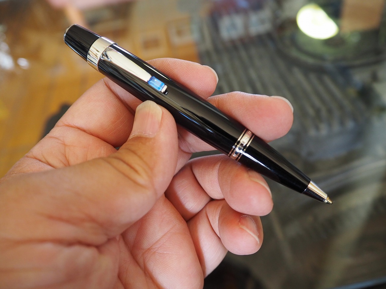 MONTBLANC ボールペン ボエム ブルー 1枚目