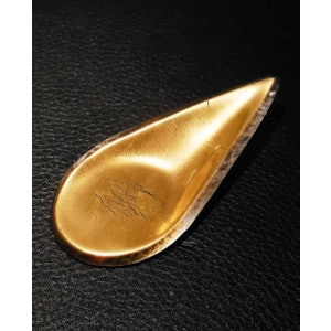 グラススタジオ・ジャパン オリーブシェイプスプーン ゴールド 1枚目