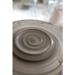陶芸.com ステンレス貼 手ろくろ 径250mm×高57mm 1枚目