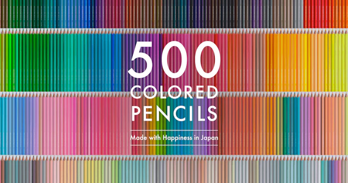 フェリシモ 500色の色えんぴつ TOKYO SEEDS 1枚目