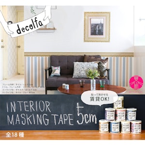 デコルファ×夏水組 インテリアマスキングテープ 1枚目