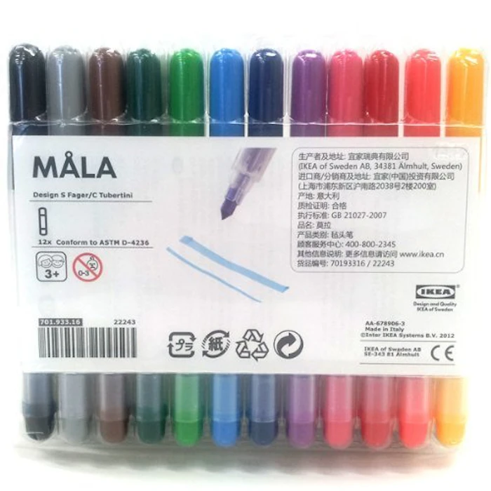 IKEA MALA サインペン 1枚目