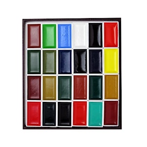 吉祥 角顔彩 上製 24色  1枚目