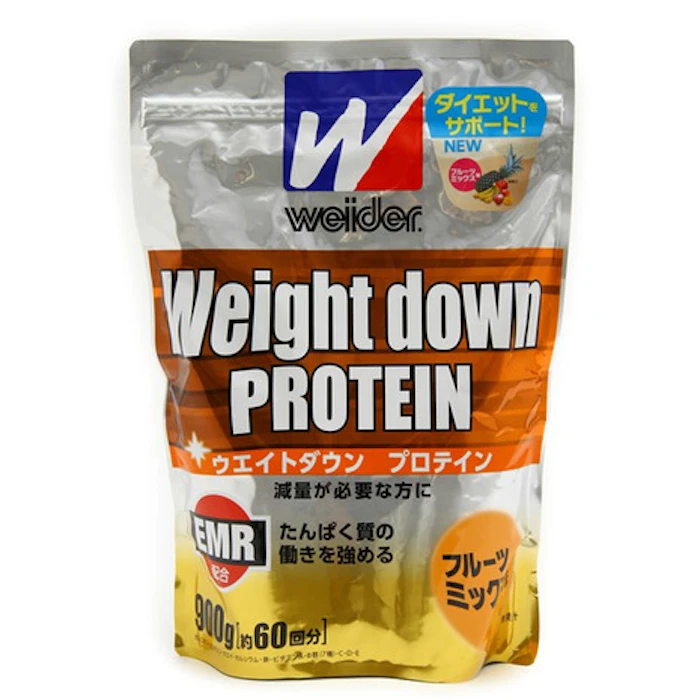 WEIDER ウェイトダウン プロテイン フルーツミックス味 1枚目