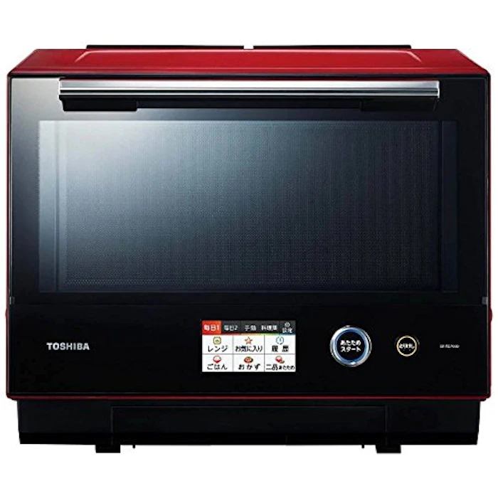 東芝 スチームオーブンレンジ 30L グランレッドTOSHIBA 石窯ドーム ER-RD7000-R 2枚目