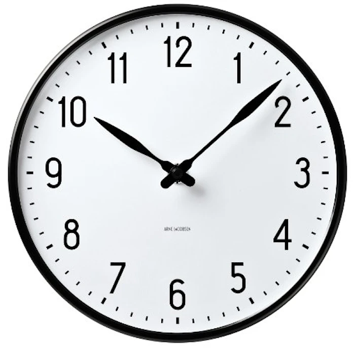 アイ・ネクストジーイー Arne Jacobsen Station Wall Clock 210 43633 2枚目