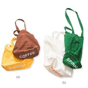 SUNSHINE+CLOUD GROWN IN THE SUN NEWマーケットバッグ(b) 1枚目