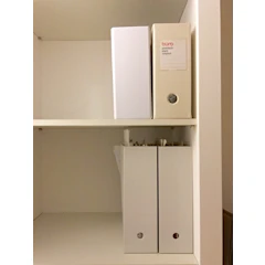 mon・o・tone ファイルボックス ホワイト 1枚目