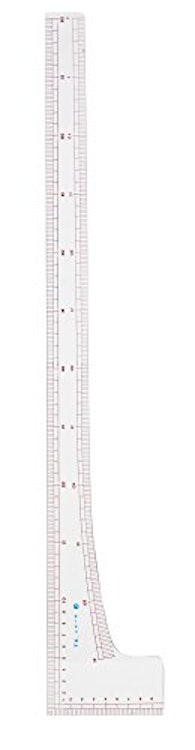 KAWAGUCHI 洋裁用 L尺定規 透明 60cm 1枚目